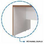 Mesa Escritório PRESIDENTE c/ Armário Pedestal – 1,82×1,80m – NOGAL SEVILHA/BRANCO – 34602 META Móveis para Escritório em Anápolis Linha 40 mm Nogal – Branco 15 Mesa Escritório PRESIDENTE c/ Armário Pedestal – 1,82×1,80m – NOGAL SEVILHA/BRANCO – 34602 META Móveis para Escritório em Anápolis Linha 40 mm Nogal – Branco 15