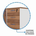 Mesa Escritório PRESIDENTE c/ Armário Pedestal – 1,82×1,80m – NOGAL SEVILHA/BRANCO – 34602 META Móveis para Escritório em Anápolis Linha 40 mm Nogal – Branco 19 Mesa Escritório PRESIDENTE c/ Armário Pedestal – 1,82×1,80m – NOGAL SEVILHA/BRANCO – 34602 META Móveis para Escritório em Anápolis Linha 40 mm Nogal – Branco 19