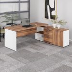 Mesa Diretorzinha c/ Aparador – Pé de MADEIRA – 1,90×1,50m – NOGAL SEVILHA / BRANCO – 34426 META Móveis para Escritório em Anápolis Linha 40 mm Nogal – Branco 19 Mesa Diretorzinha c/ Aparador – Pé de MADEIRA – 1,90×1,50m – NOGAL SEVILHA / BRANCO – 34426 META Móveis para Escritório em Anápolis Linha 40 mm Nogal – Branco 19