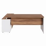 Mesa Diretorzinha c/ Aparador – Pé de MADEIRA – 1,90×1,50m – NOGAL SEVILHA / BRANCO – 34426 META Móveis para Escritório em Anápolis Linha 40 mm Nogal – Branco 13 Mesa Diretorzinha c/ Aparador – Pé de MADEIRA – 1,90×1,50m – NOGAL SEVILHA / BRANCO – 34426 META Móveis para Escritório em Anápolis Linha 40 mm Nogal – Branco 13