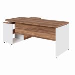 Mesa Diretorzinha c/ Aparador – Pé de MADEIRA – 1,90×1,50m – NOGAL SEVILHA / BRANCO – 34426 META Móveis para Escritório em Anápolis Linha 40 mm Nogal – Branco 10 Mesa Diretorzinha c/ Aparador – Pé de MADEIRA – 1,90×1,50m – NOGAL SEVILHA / BRANCO – 34426 META Móveis para Escritório em Anápolis Linha 40 mm Nogal – Branco 10