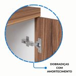 Armário Alto Credenza com Nicho – 1,61×1,20×0,45m – NOGAL SEVILHA/BRANCO- 34415 META Móveis para Escritório em Anápolis Linha 40 mm Nogal – Branco 19 Armário Alto Credenza com Nicho – 1,61×1,20×0,45m – NOGAL SEVILHA/BRANCO- 34415 META Móveis para Escritório em Anápolis Linha 40 mm Nogal – Branco 19