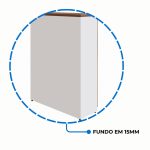 Armário Alto Credenza com Nicho – 1,61×1,20×0,45m – NOGAL SEVILHA/BRANCO- 34415 META Móveis para Escritório em Anápolis Linha 40 mm Nogal – Branco 18 Armário Alto Credenza com Nicho – 1,61×1,20×0,45m – NOGAL SEVILHA/BRANCO- 34415 META Móveis para Escritório em Anápolis Linha 40 mm Nogal – Branco 18
