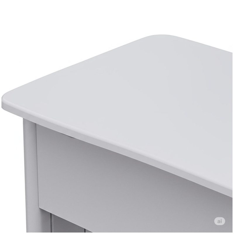 Estação de Trabalho 1,40×1,40m com 02 Gavetas – JOB – CINZA / CINZA – 43019 META Móveis para Escritório em Anápolis JOB Cinza 15 mm 7