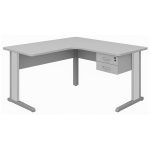 Estação de Trabalho 1,40×1,40m com 02 Gavetas – JOB – CINZA / CINZA – 43019 META Móveis para Escritório em Anápolis JOB Cinza 15 mm 9 Estação de Trabalho 1,40×1,40m com 02 Gavetas – JOB – CINZA / CINZA – 43019 META Móveis para Escritório em Anápolis JOB Cinza 15 mm 9