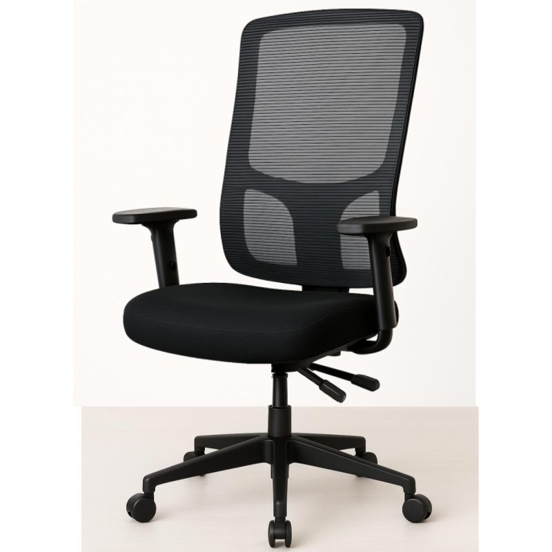 Cadeira de Escritório Tela PRYUS Back System – Cor Preto – 20099 META Móveis para Escritório em Anápolis Cadeira de Tela 4