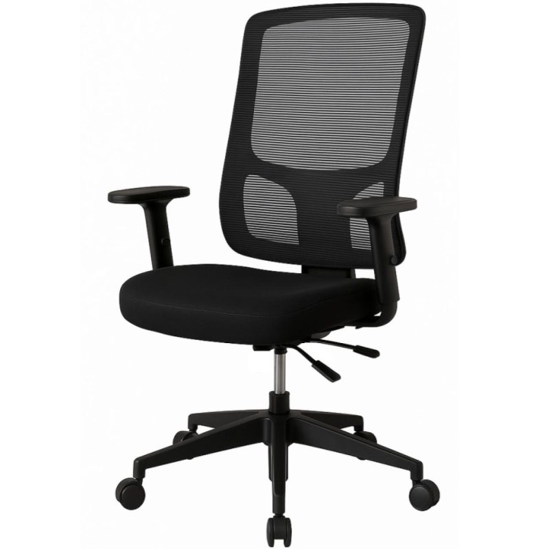 Cadeira de Escritório Tela PRYUS Back System – Cor Preto – 20099 META Móveis para Escritório em Anápolis Cadeira de Tela 2