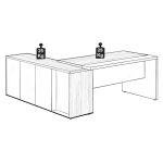 Mesa Escritório PRESIDENTE c/ Armário Pedestal – 1,82×1,80m – NOGAL SEVILHA/BRANCO – 34602 META Móveis para Escritório em Anápolis Linha 40 mm Nogal – Branco 20 Mesa Escritório PRESIDENTE c/ Armário Pedestal – 1,82×1,80m – NOGAL SEVILHA/BRANCO – 34602 META Móveis para Escritório em Anápolis Linha 40 mm Nogal – Branco 20