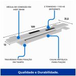 Estação de Trabalho Dupla 1,20×1,35m 02 Lugares c/ Gavetas c/ ponto de tomada PÉ PAINEL – Nogal Sevilha/Branco – 34427 META Móveis para Escritório em Anápolis Linha 40 mm Nogal – Branco 11 Estação de Trabalho Dupla 1,20×1,35m 02 Lugares c/ Gavetas c/ ponto de tomada PÉ PAINEL – Nogal Sevilha/Branco – 34427 META Móveis para Escritório em Anápolis Linha 40 mm Nogal – Branco 11