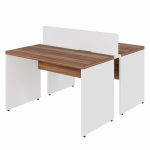 Estação de Trabalho Dupla 1,20×1,35m 02 Lugares sem Gavetas c/ ponto de tomada PÉ PAINEL – Nogal Sevilha/Branco – 34428 META Móveis para Escritório em Anápolis Linha 40 mm Nogal – Branco 10 Estação de Trabalho Dupla 1,20×1,35m 02 Lugares sem Gavetas c/ ponto de tomada PÉ PAINEL – Nogal Sevilha/Branco – 34428 META Móveis para Escritório em Anápolis Linha 40 mm Nogal – Branco 10