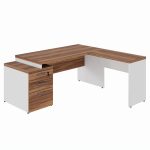 Mesa para Escritório em “L” com Gavetão – 1,92X1,60m -NOGAL SEVILHA/BRANCO – 34431 META Móveis para Escritório em Anápolis Linha 40 mm Nogal – Branco 10 Mesa para Escritório em “L” com Gavetão – 1,92X1,60m -NOGAL SEVILHA/BRANCO – 34431 META Móveis para Escritório em Anápolis Linha 40 mm Nogal – Branco 10