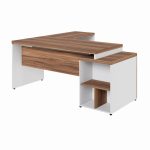 Mesa para Escritório em “L” com Gavetão – 1,92X1,60m -NOGAL SEVILHA/BRANCO – 34431 META Móveis para Escritório em Anápolis Linha 40 mm Nogal – Branco 14 Mesa para Escritório em “L” com Gavetão – 1,92X1,60m -NOGAL SEVILHA/BRANCO – 34431 META Móveis para Escritório em Anápolis Linha 40 mm Nogal – Branco 14