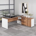 Mesa Diretorzinha c/ Aparador e Vidro Fumê – Pé de MADEIRA – 1,90×1,50m – NOGAL SEVILHA / BRANCO – 34429 META Móveis para Escritório em Anápolis Linha 40 mm Nogal – Branco 18 Mesa Diretorzinha c/ Aparador e Vidro Fumê – Pé de MADEIRA – 1,90×1,50m – NOGAL SEVILHA / BRANCO – 34429 META Móveis para Escritório em Anápolis Linha 40 mm Nogal – Branco 18