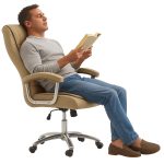 Poltrona Presidente LUXO c/ mola Ensacada – COR FENDI – 30061 META Móveis para Escritório em Anápolis Presidente 15