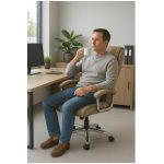 Poltrona Presidente LUXO c/ mola Ensacada – COR FENDI – 30061 META Móveis para Escritório em Anápolis Presidente 17