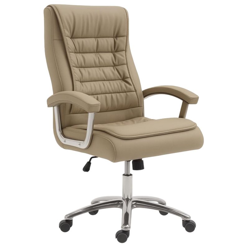 Poltrona Presidente LUXO c/ mola Ensacada – COR FENDI – 30061 META Móveis para Escritório em Anápolis Presidente 2