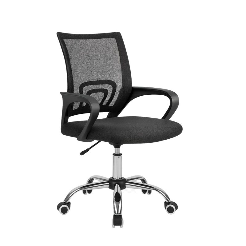 Cadeira de Escritório Tela TURYA c/ braço – Cor Preto – 34044 META Móveis para Escritório em Anápolis Cadeira de Tela 2