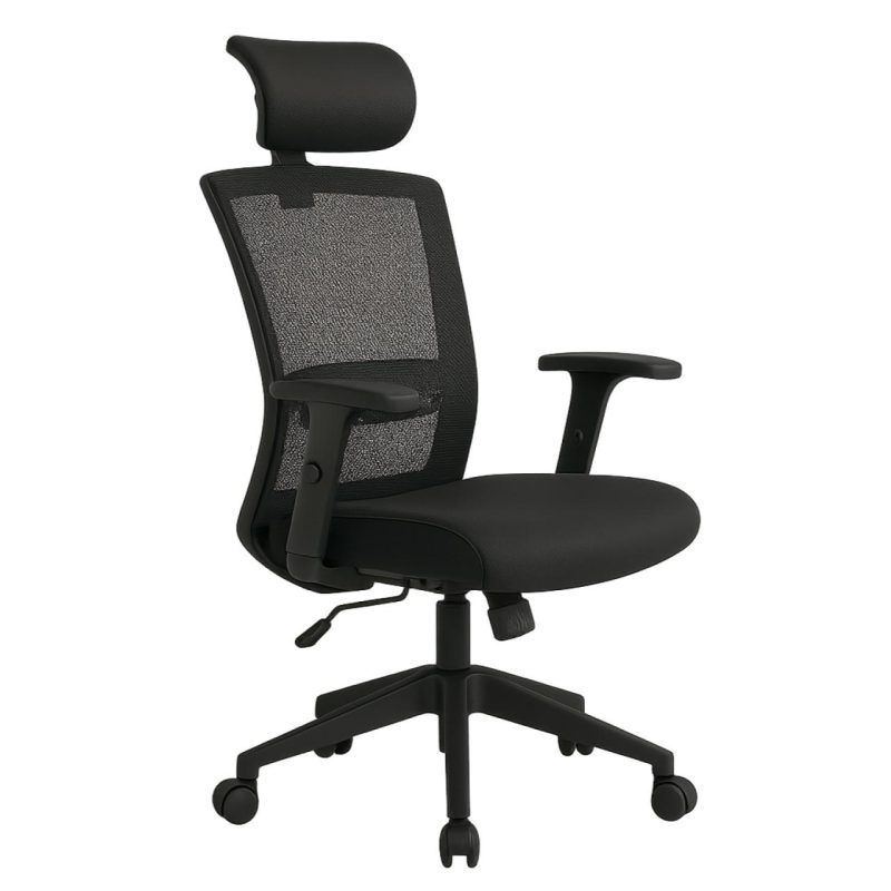 Cadeira de Escritório Tela WAY – Cor Preta – 20079 META Móveis para Escritório em Anápolis Cadeira de Tela 2