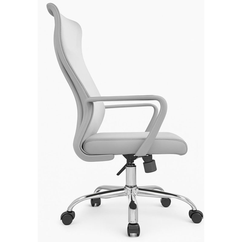 Cadeira de Escritório Tela NAVI CINZA – COR CINZA – 20081 META Móveis para Escritório em Anápolis Cadeira de Tela 3
