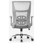Cadeira de Escritório Tela NAVI CINZA – COR CINZA – 20081 META Móveis para Escritório em Anápolis Cadeira de Tela 12