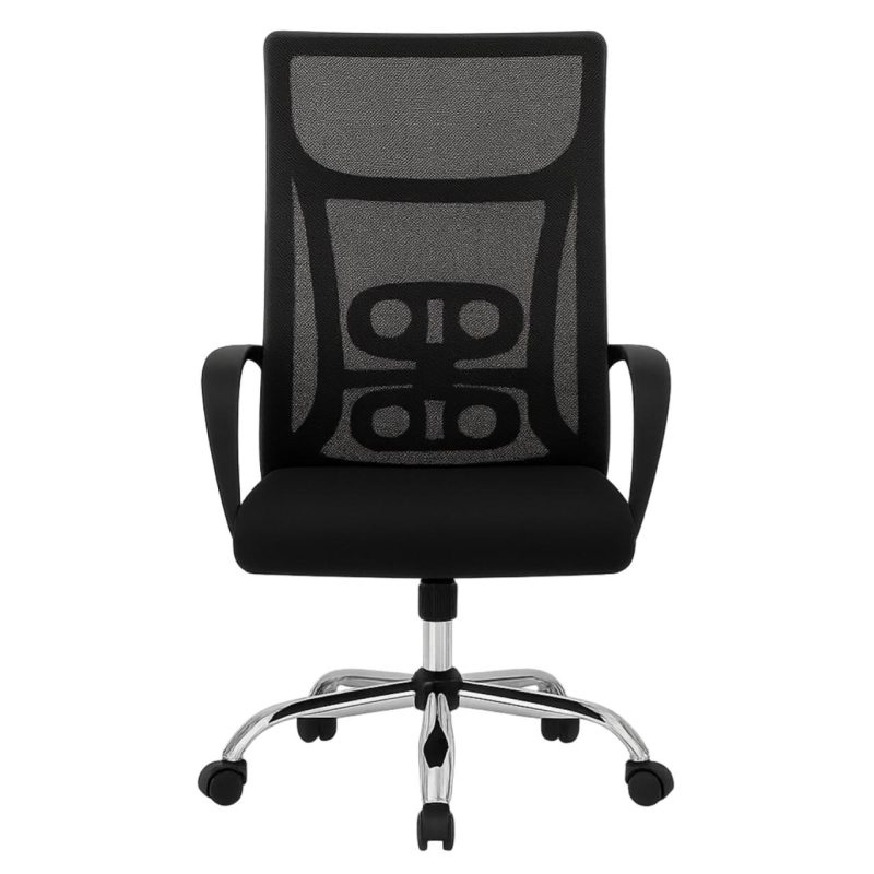 Cadeira de Escritório Tela NAVI – Cor PRETA – 20082 META Móveis para Escritório em Anápolis Cadeira de Tela 4