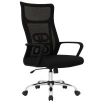 Cadeira de Escritório Tela NAVI - Cor PRETA - 20082