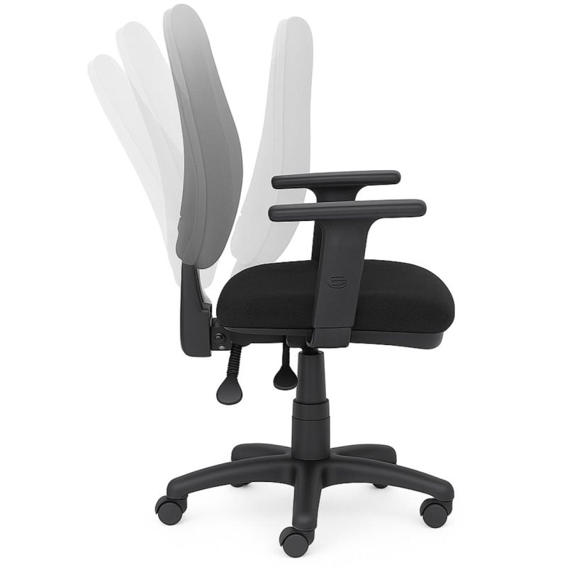 Cadeira de Escritório Ergonômica AXYS – Cor Preta – 20091 META Móveis para Escritório em Anápolis Presidente 3