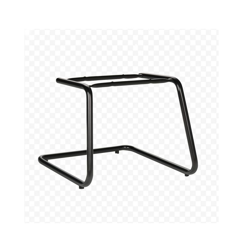 Cadeira de Escritório B-ONE Base em “S” Preta – Corino Preto – 31032 META Móveis para Escritório em Anápolis Cadeira Fixa Estofada 8