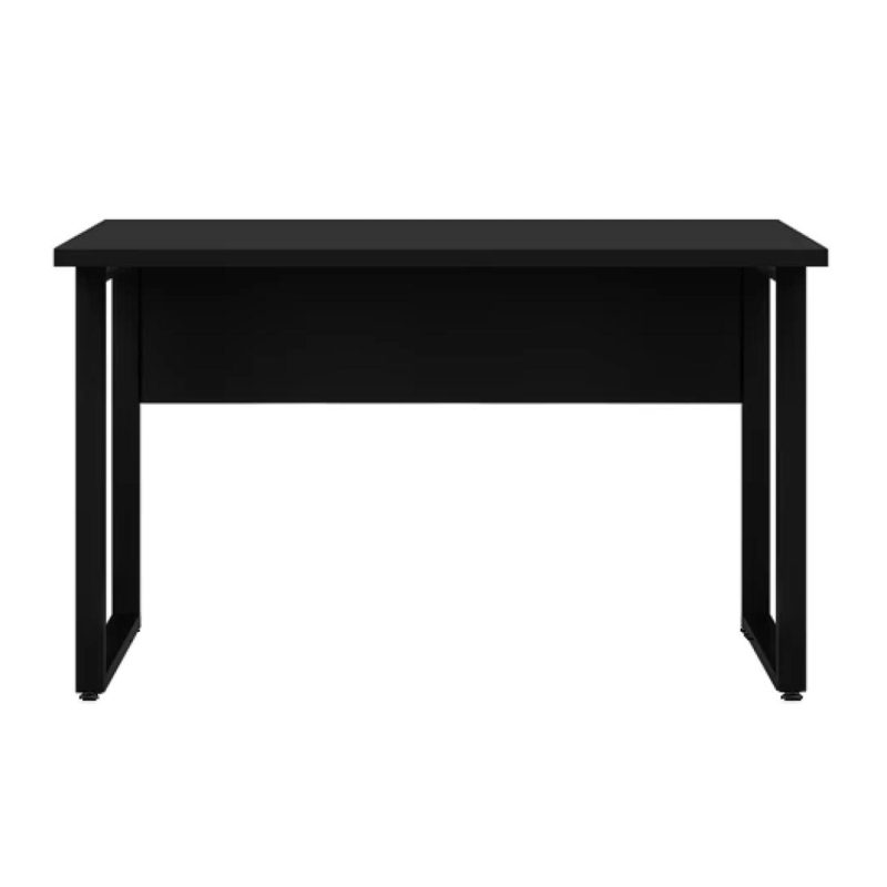 Mesa Escritório PÉ QUADRO – 1,70×0,70m – S/ Gavetas – PRETO / PRETO – 26003 META Móveis para Escritório em Anápolis Linha 40mm Preto / Preto 3