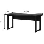 Mesa Escritório PÉ QUADRO – 1,70×0,70m – S/ Gavetas – PRETO / PRETO – 26003 META Móveis para Escritório em Anápolis Linha 40mm Preto / Preto 13 Mesa Escritório PÉ QUADRO – 1,70×0,70m – S/ Gavetas – PRETO / PRETO – 26003 META Móveis para Escritório em Anápolis Linha 40mm Preto / Preto 13