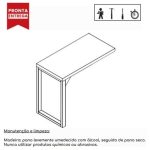 Mesa AUX PÉ QUADRO – 0,90×0,45m – PRETO/PRETO – 26004 META Móveis para Escritório em Anápolis Linha 40mm Preto / Preto 10 Mesa AUX PÉ QUADRO – 0,90×0,45m – PRETO/PRETO – 26004 META Móveis para Escritório em Anápolis Linha 40mm Preto / Preto 10