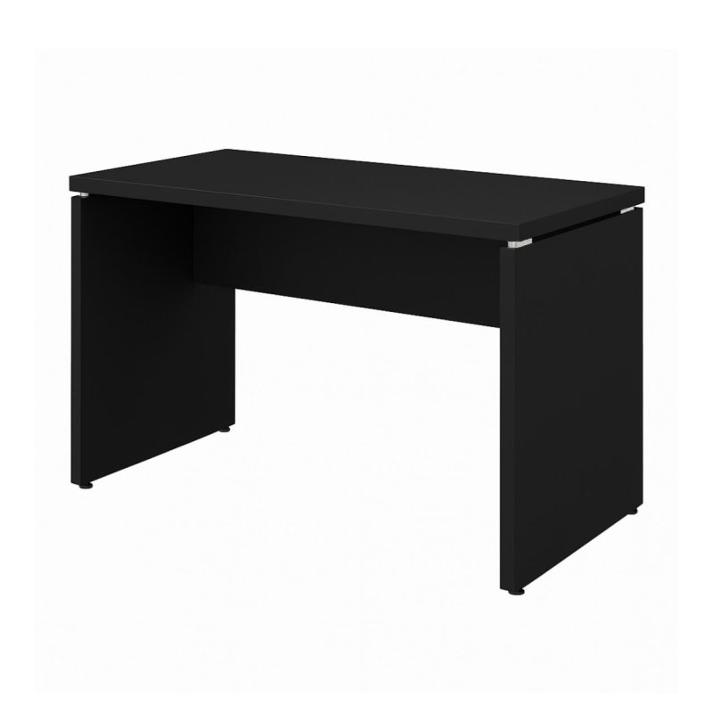 Mesa Escritório 1,20×0,60m – S/ Gavetas – PRETO/PRETO – 26005 META Móveis para Escritório em Anápolis Linha 40mm Preto / Preto 6