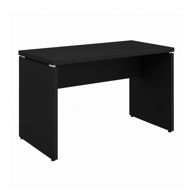 Mesa Escritório 1,20×0,60m – S/ Gavetas – PRETO/PRETO – 26005 META Móveis para Escritório em Anápolis Linha 40mm Preto / Preto 2