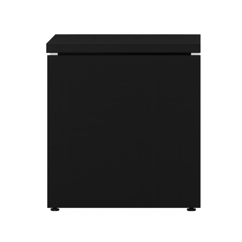 Mesa Escritório 1,70×0,70m – S/ Gavetas – PRETO/PRETO – 26007 META Móveis para Escritório em Anápolis Linha 40mm Preto / Preto 3