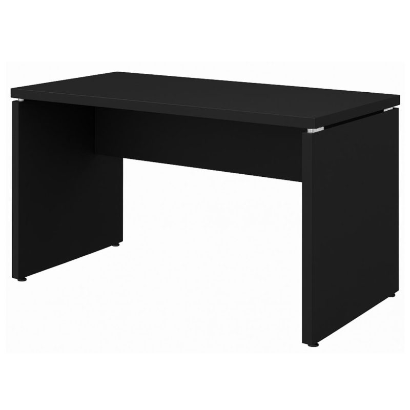 Mesa Escritório 1,70×0,70m – S/ Gavetas – PRETO/PRETO – 26007 META Móveis para Escritório em Anápolis Linha 40mm Preto / Preto 5