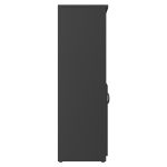 Armário Alto com Portas Inferiores e Prateleiras Abertas – MDP Preto – 26033 META Móveis para Escritório em Anápolis Linha 40mm Preto / Preto 12 Armário Alto com Portas Inferiores e Prateleiras Abertas – MDP Preto – 26033 META Móveis para Escritório em Anápolis Linha 40mm Preto / Preto 12