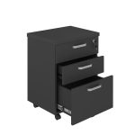 Gaveteiro Volante com 03 Gavetas com Rodízios e Fechadura – MDP Preto – 26034 META Móveis para Escritório em Anápolis Linha 40mm Preto / Preto 9 Gaveteiro Volante com 03 Gavetas com Rodízios e Fechadura – MDP Preto – 26034 META Móveis para Escritório em Anápolis Linha 40mm Preto / Preto 9