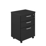 Gaveteiro Volante com 03 Gavetas com Rodízios e Fechadura – MDP Preto – 26034 META Móveis para Escritório em Anápolis Linha 40mm Preto / Preto 13 Gaveteiro Volante com 03 Gavetas com Rodízios e Fechadura – MDP Preto – 26034 META Móveis para Escritório em Anápolis Linha 40mm Preto / Preto 13