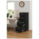 Arquivo de Madeira para Pasta Suspensa com 4 Gavetas – MDP PRETO – 26035 META Móveis para Escritório em Anápolis Linha 40mm Preto / Preto 18 Arquivo de Madeira para Pasta Suspensa com 4 Gavetas – MDP PRETO – 26035 META Móveis para Escritório em Anápolis Linha 40mm Preto / Preto 18