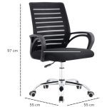 Cadeira para Escritório Tela OZY com Braço – Cor Preta – 30055 META Móveis para Escritório em Anápolis Cadeira de Tela 13 Cadeira para Escritório Tela OZY com Braço – Cor Preta – 30055 META Móveis para Escritório em Anápolis Cadeira de Tela 13