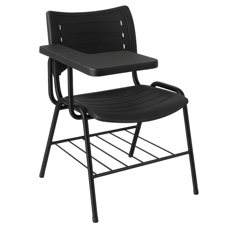 Cadeira Universitária Plástica Prancheta PLÁSTICA – MRPlast Preto – 34130 META Móveis para Escritório em Anápolis Carteira Escolar 2