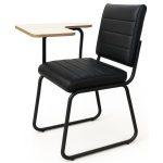 Poltrona Universitária TRIX Estofada com Prancheta Fixa – Corino Preto – 35121 META Móveis para Escritório em Anápolis Carteira Escolar 10 Poltrona Universitária TRIX Estofada com Prancheta Fixa – Corino Preto – 35121 META Móveis para Escritório em Anápolis Carteira Escolar 10