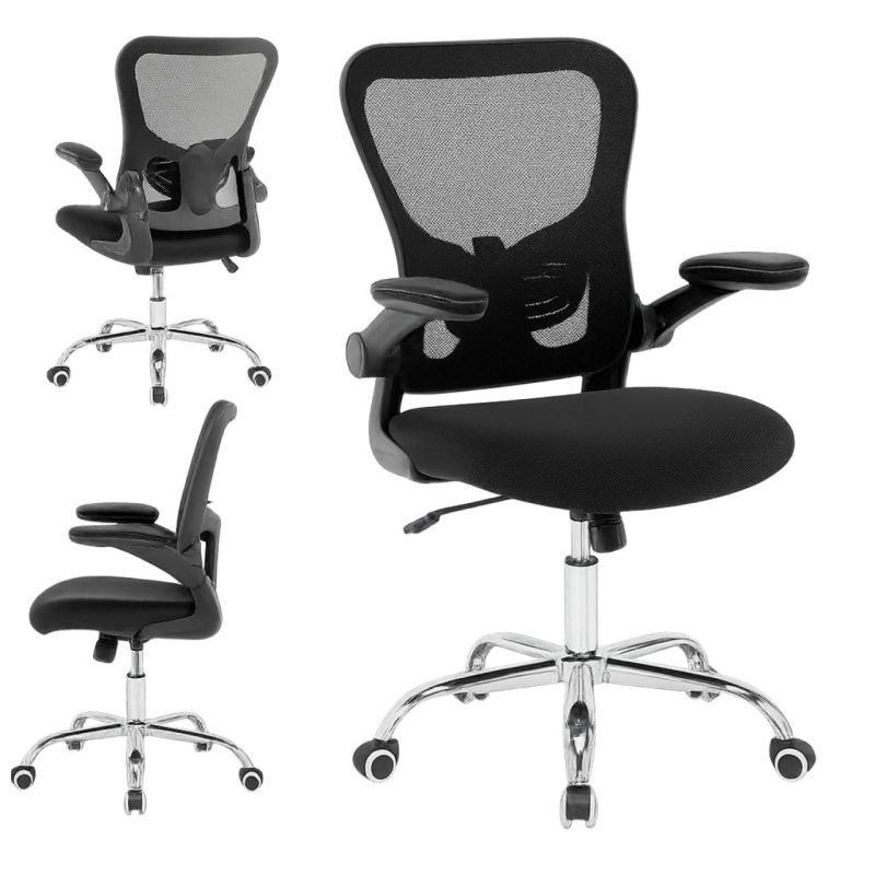 Cadeira de Escritório Tela NYO – Cor Preto – 20097 META Móveis para Escritório em Anápolis Cadeira de Tela 5